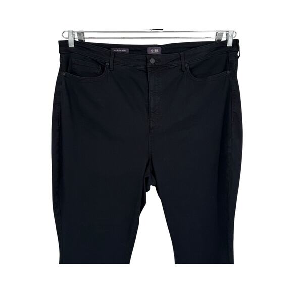 NYDJ Billie Mini Bootcut Jeans black size 24W - Picture 3 of 8